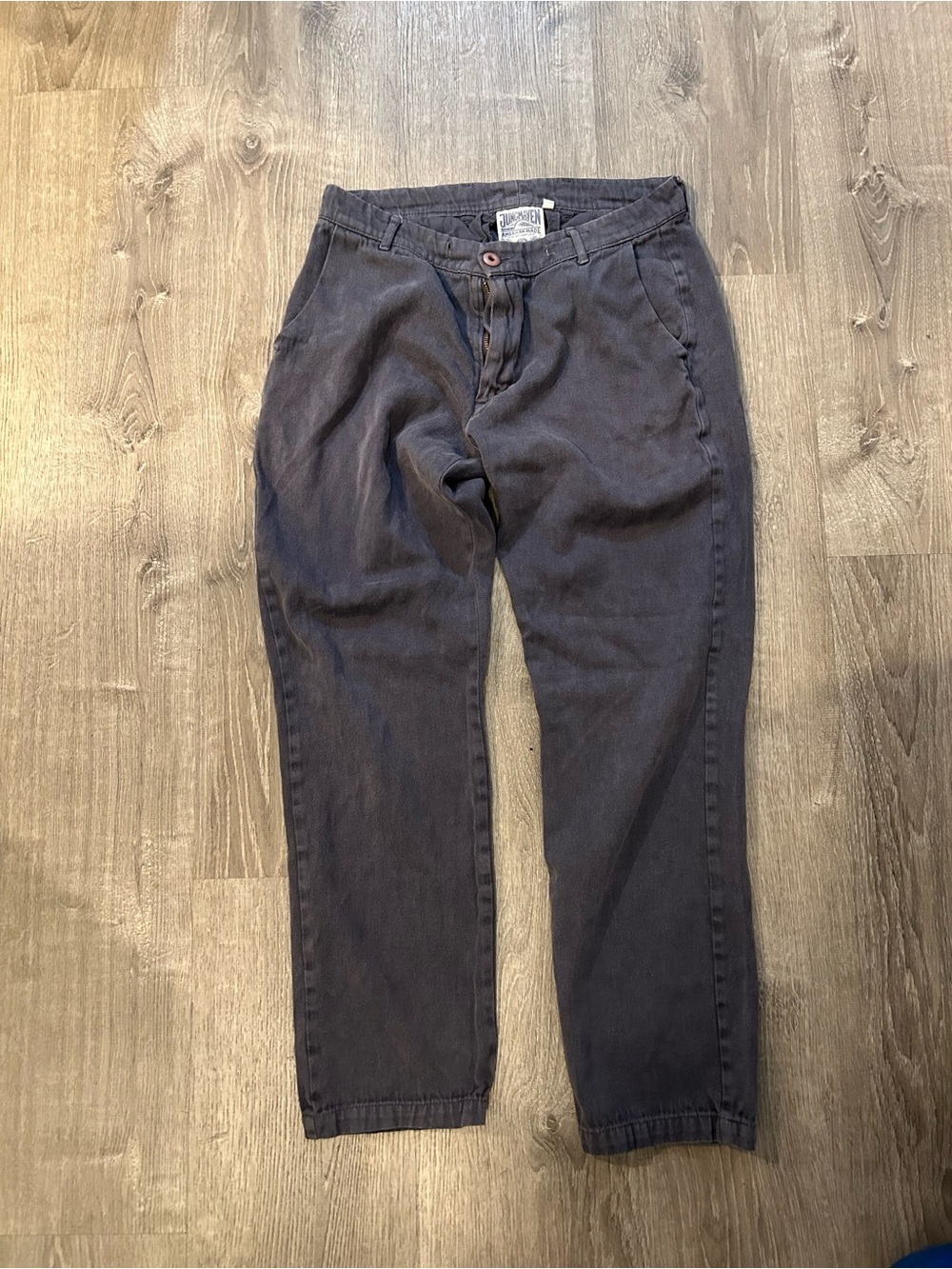 Jungmaven Men's Dark Charcoal Chinos